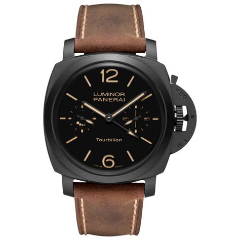 panerai luminor 1950 tourbillon gmt ceramica 48mm|Panerai Luminor 1950 8 days.